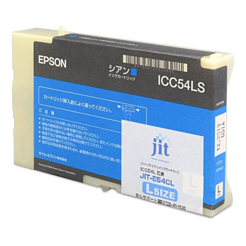 【ジット】インクジェットカートリッジ JIT E54CL (ICC54L) エプソン用 リサイクル　ＨＷＪＩ４３５ １個/JIT-E54CL