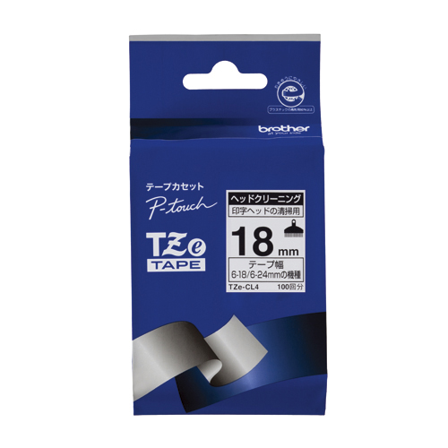 【ブラザー】ヘッドクリーニングテープ　ＴＺｅ－ＣＬ４ １巻/TZe-CL4
