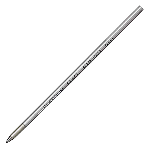 【プラチナ万年筆】ボールペン替芯　　油性ボールペン専用替芯　ステンレス　黒 １本/BSP-100S 1