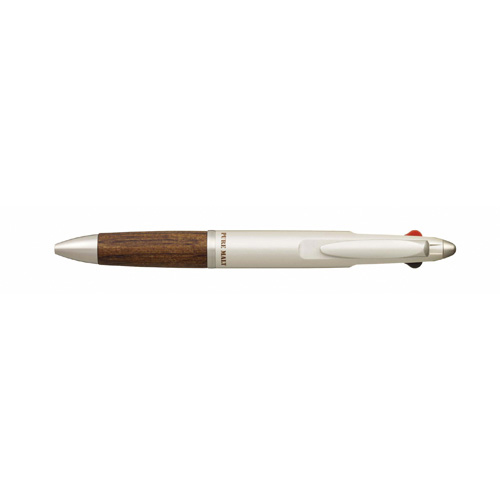 【三菱鉛筆】ピュアモルト　２＆１　３機能ペン　２色ボールペン０．７（黒・赤）＋シャープ０．５（本体色：メタリックブラウン） １本/MSXE310057M21