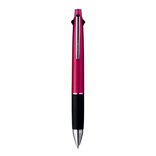 【三菱鉛筆】ジェットストリーム　４＆１　５機能ペン　４色ボールペン０．５（黒・赤・青・緑）＋シャープ０．５（本体色：ピンク） １本/MSXE510005.13