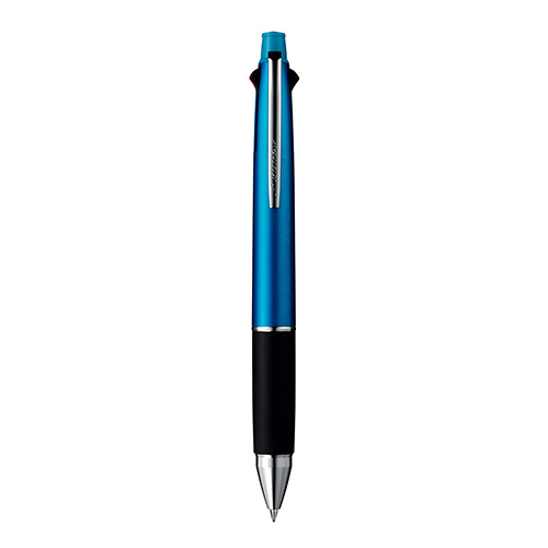 【三菱鉛筆】ジェットストリーム　４＆１　５機能ペン　４色ボールペン０．７（黒・赤・青・緑）＋シャープ０．５（本体色：ライトブルー） １本/MSXE510007.8