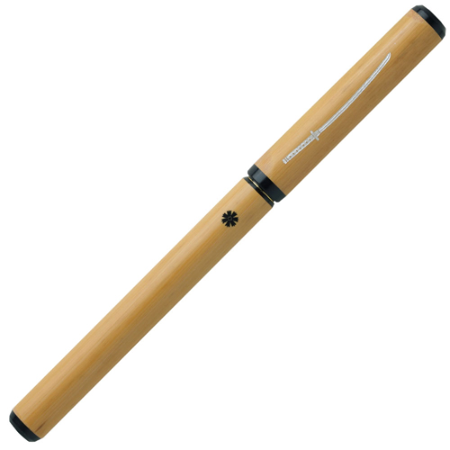 天然竹筆ペン　伝統柄　刀（桐箱入）　