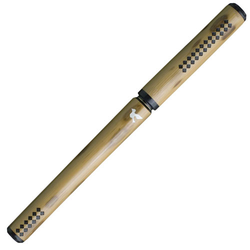 【あかしや】天然竹筆ペン　鳩／透明ケース １本/AK2700MP-59
