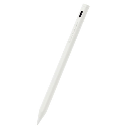 【エレコム】直送　タッチペン　極細　２ｍｍ　Ｐ－ＴＰＡＣＳＴＡＰ０２ＷＨ（ホワイト） １本/P-TPACSTAP02WH