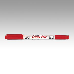 【ゼブラ】チェックペン　赤 １本/MW-150-CK-R