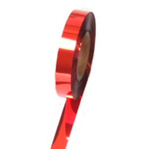 【ササガワ】メッキテープ 赤 25×50m（赤） 1個/40-4486