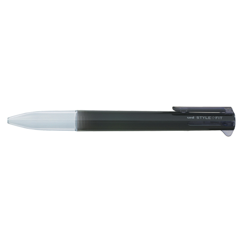 【三菱鉛筆】スタイルフィット　５色ホルダー（クリップ付）（ブラック） １本/UE5H258.24