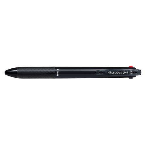 【パイロット】アクロボール３＋１　０．５ｍｍ　３色ボールペン＋シャープ（本体色：ブラック） １本/BKHAB-50EF-B
