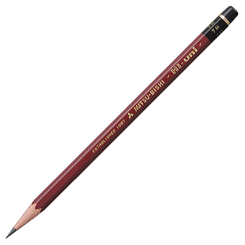 【三菱鉛筆】ハイユニ　鉛筆　えんぴつ　７Ｈ １２本/HU7H