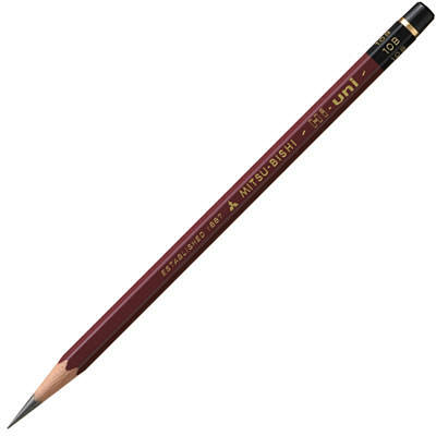 【三菱鉛筆】ハイユニ　鉛筆　えんぴつ　１０Ｂ １２本/HU10B