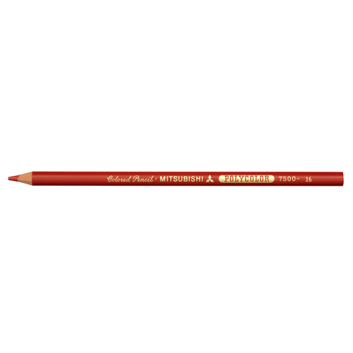 色鉛筆　ポリカラー７５００　＃１６　朱色