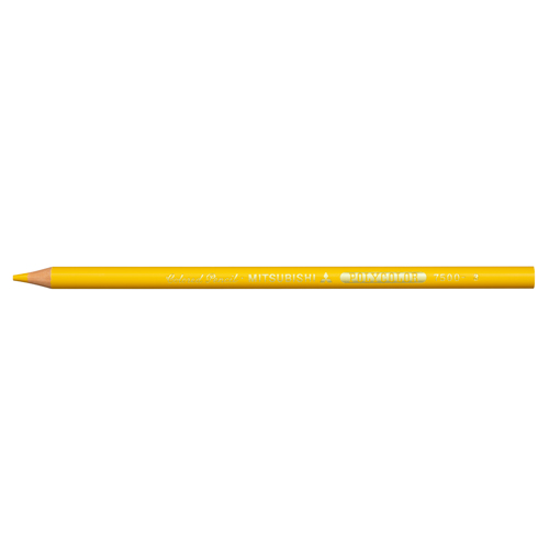 【三菱鉛筆】色鉛筆　ポリカラー７５００　＃３　やまぶき色 １Ｄ/K7500.3