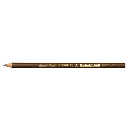 【三菱鉛筆】色鉛筆　ポリカラー７５００　＃３０　くちば色 １Ｄ/K7500.30