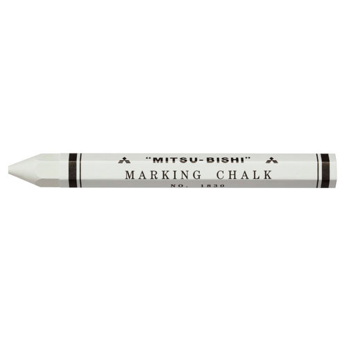 【三菱鉛筆】マーキングチョーク　白 １２本/K1830.1