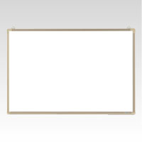 【クラウン】ホワイトボード壁掛　リバーホーロー製・アルミ枠　横型　外寸：横６００×縦４５０×厚５５ｍｍ １枚/CR-WB15