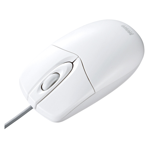 【サンワサプライ】有線レーザーマウス（ホワイト） １個/MA-LS22W