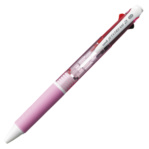 【三菱鉛筆】ジェットストリーム　２色ボールペン０．７（黒・赤）（ピンク） １本/SXE230007.13