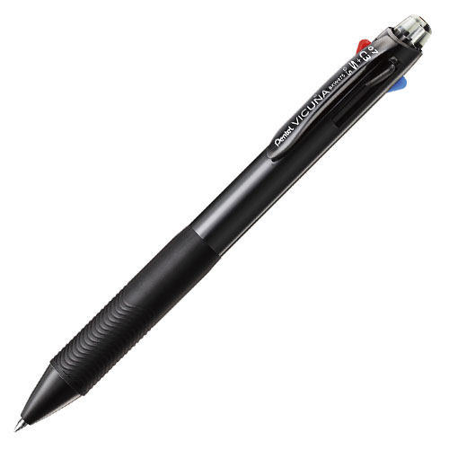 【ぺんてる】ビクーニャ　多機能ペン　３色ボールペン０．７（黒・赤）＋シャープペン０．５（ブラック） １本/BXW475A