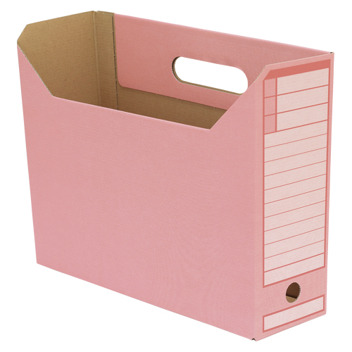 ボックスファイル普及版　Ａ４－１００Ｎ　ピンク　１・・・