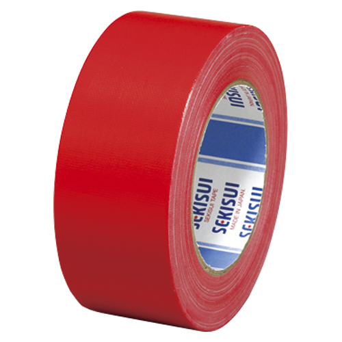 【セキスイ】カラー布テープ　ハイグレード　Ｎｏ．６００カラー（赤） １巻/N60R03