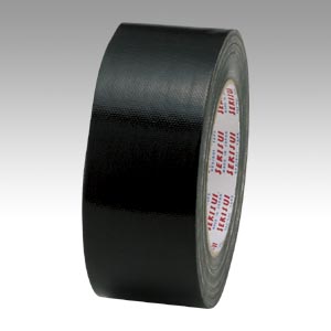 【セキスイ】カラー布テープ　ハイグレード　Ｎｏ．６００カラー（黒） １巻/N60K03