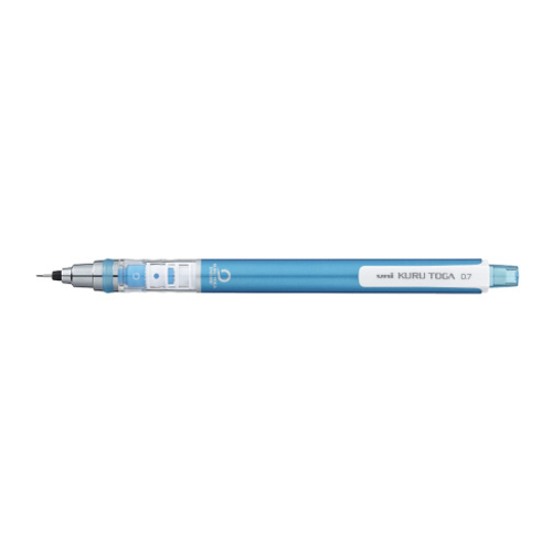 【三菱鉛筆】クルトガ　スタンダードモデル　０．７ｍｍ（ブルー） １本/M74501P.33