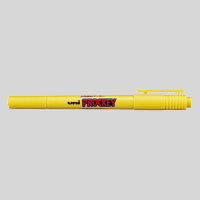 【三菱鉛筆】ユニ　プロッキー　極細／細字丸芯（０．４ｍｍ・０．９ｍｍ）　黄 １本/PM120T.2
