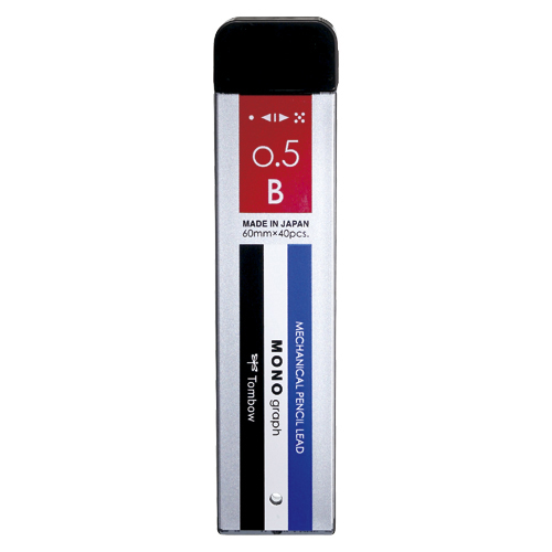 【トンボ鉛筆】シャープ芯　モノグラフＭＧ　０．５ｍｍ芯（４０本入）（モノカラー） １個/R5-MGB01