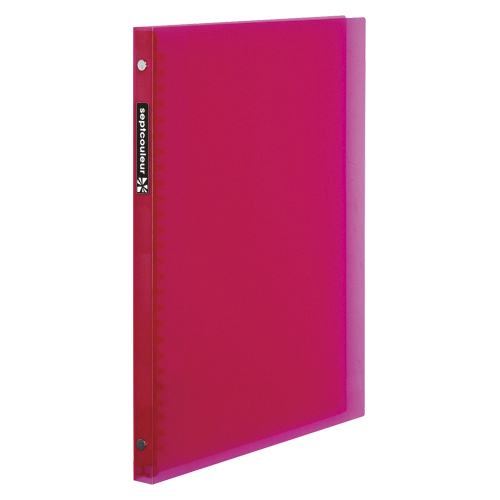 【マルマン】セプトクルールファイルノートＢ５薄型　ピンク　２６穴（ピンク） １冊/F007B-08