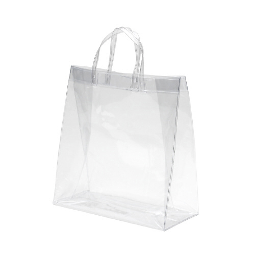 【シモジマ】透明バッグ　中　　１０枚袋入り １０枚/006464030