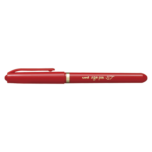 【三菱鉛筆】サインペン　リブ　０．７ｍｍ　赤 １本/MYT7.15