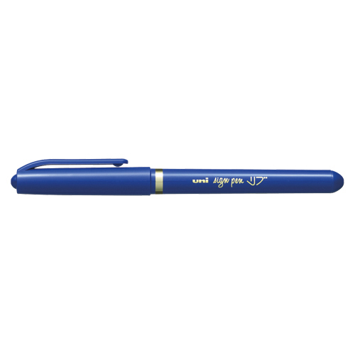 【三菱鉛筆】サインペン　リブ　０．７ｍｍ　青 １本/MYT7.33