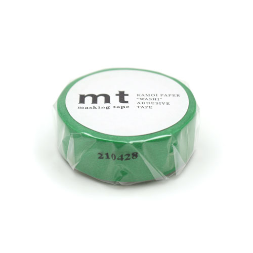 【カモ井加工紙】ｍｔ　１Ｐ　グリーン　マスキングテープ　マステ １巻/MT01P182R