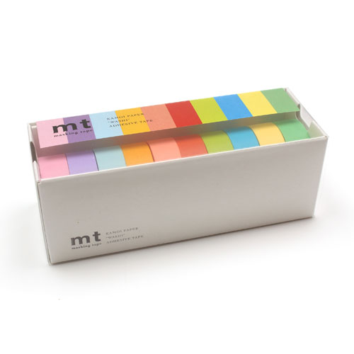 【カモ井加工紙】ｍｔ　１０Ｐ　明るい色２　マスキングテープ　マステ １セット/MT10P003R