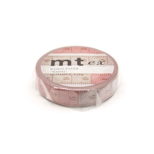 【カモ井加工紙】ｍｔ　ｅｘ　裁縫メジャー　マスキングテープ　マステ １巻/MTEX1P201