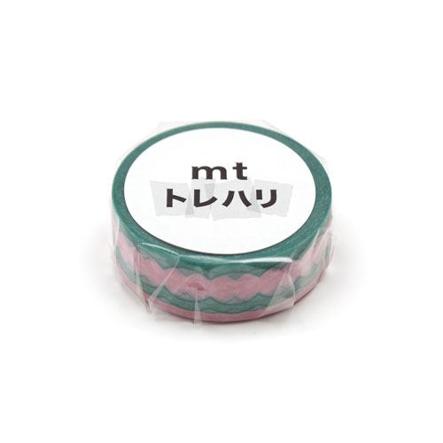 【カモ井加工紙】トレハリ　つながる楕円　マスキングテープ　マステ １巻/MTTRHA07