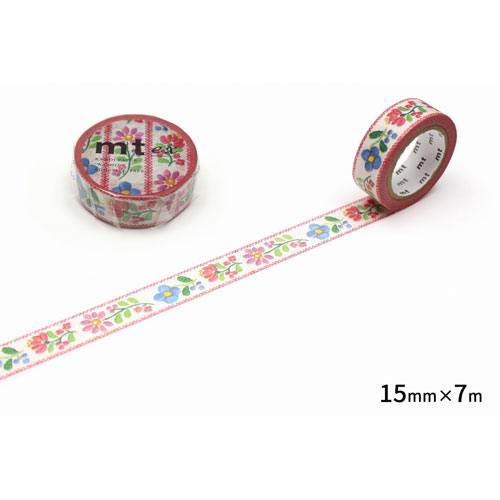 【カモ井加工紙】ＥＸ刺繍　マスキングテープ　マステ １巻/MTEX1P68R