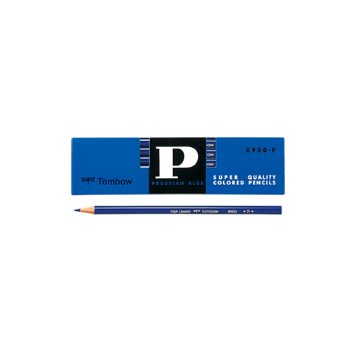【トンボ鉛筆】青鉛筆　８９００Ｐ　藍色 １ダース/8900-P