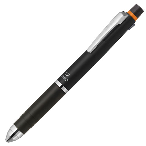 【ゼブラ】デルガード＋２色ボールペン　パック（ブラック） １本/P-B2SA85-BK