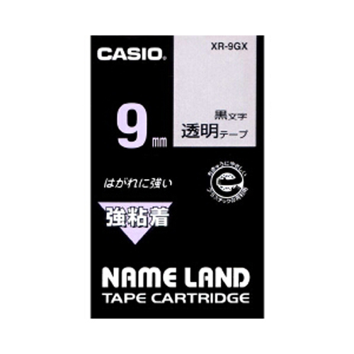 【カシオ】ネームランド用テープカートリッジ　強粘着テープ
