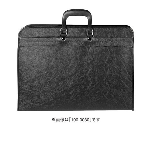 【ウチダ】デザインバッグ　Ｂ３　　ブラック １個/100-0032