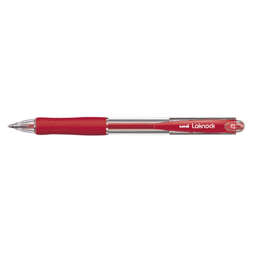 【三菱鉛筆】ベリー楽ノック　油性ボールペン　０．７ｍｍ　赤（赤） １本/SN10007.15