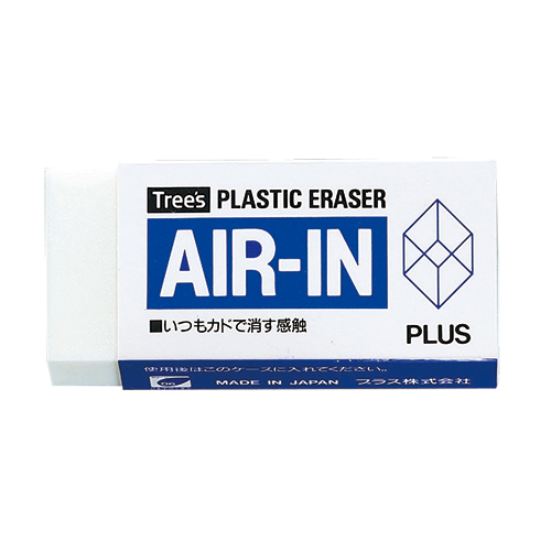 【プラス】プラスチック消しゴム　エアイン　レギュラータイプ　特大 １個/ER-200AI