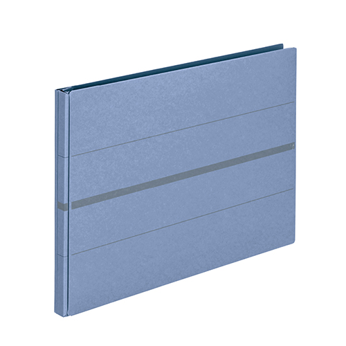 【プラス】背幅伸縮ファイル　セノバス　ファイル本体（樹脂とじ具）（ブルー） １冊/ＦＬ－０２２ＳＳ