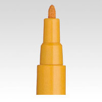 【三菱鉛筆】ペイントマーカー　細字（０．８〜１．２ｍｍ）　橙 １本/PX21.4