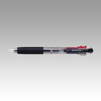 【トンボ鉛筆】リポーター３　３色ボールペン０．７（黒・赤・青）（透明） １本/BC-TRC20