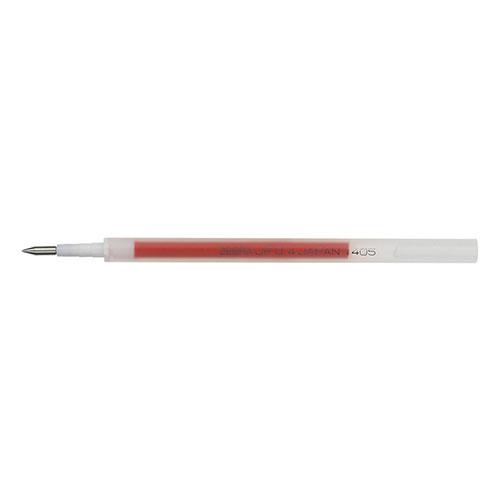 【ゼブラ】ジェルボールペン替芯　ＪＦ－０．４芯　赤 １本/RJF4-R