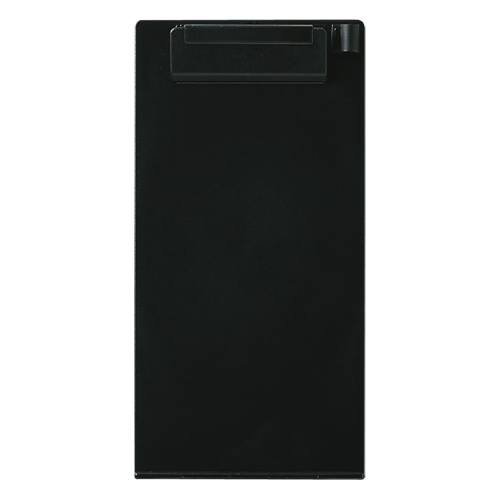 クリップボード　再生ＡＢＳ樹脂製　ロング（黒）
