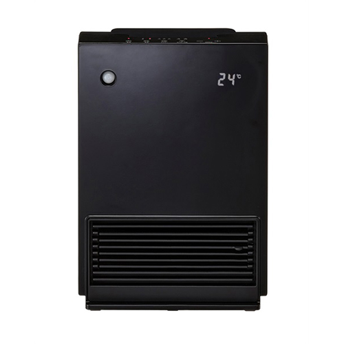【ユアサプライムス】温度・人感センサー大風量セラミックファンヒーター　暖房器具 １台/YKT-S1200EM(K)